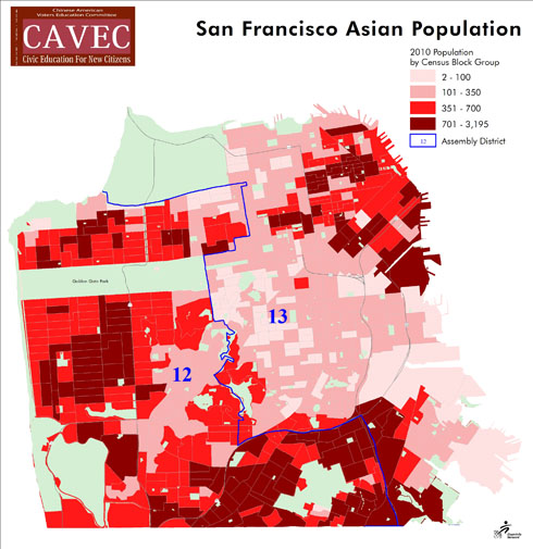 2010 SF Asian Populations 2010 SF Asian Populations